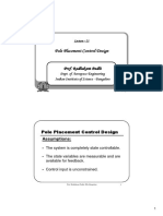 Pole Placement Control Design Pole Placement Control Design Pole Placement Control Design Pole Placement Control Design