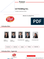 Post Holding Inc.: Strategic Marketing Analysis