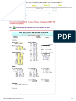 BEAMCOL9 - Beam-Column Design Per AISC 9th Edition ASD