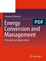 Energy Conversion and Management Principles and Applications by Giovanni Petrecca PDF