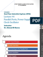 Lecture #4 Parallel Ports, Power Supply & Clock Oscillator: E-626-A Real-Time Embedded Systems (RTES)