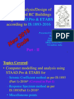 Part 2 Seismicanalysisanddesignofmulti Storiedrcbuildingsusingstaad 181130113510