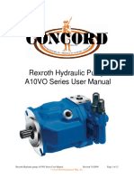 Rexroth Hydraulic Pump A10VO Series User Manual