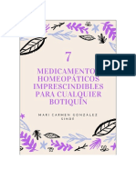 7 Medicamentos Homeopáticos.