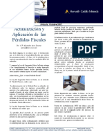 Actualizacion de Perdidas Fiscales