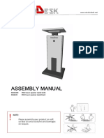 Please Assemble Your Product On Soft Surface To Avoid Scratches and Damages On Lacquer