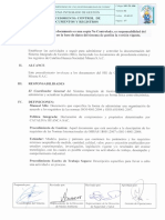 SIG-PS-006 Control de Documentos y Registros