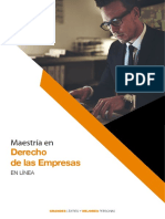 Plan Estudio Maestria Derecho Empresas