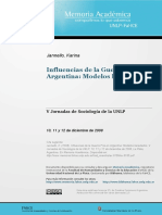 Influencisa de La Guerra Fria en Argentina, Modelos Heredados PDF