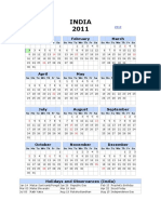Calendar 2011