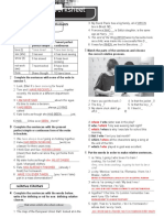 Grammar Worksheet: Present Perfect Simple and Continuous