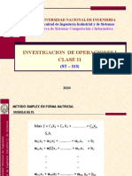Clase 11 Metodo Simplex en Forma Matricial Ing Alvarez