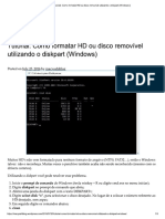 Tutorial_ Como formatar HD ou disco removível utilizando o diskpart (Windows) _