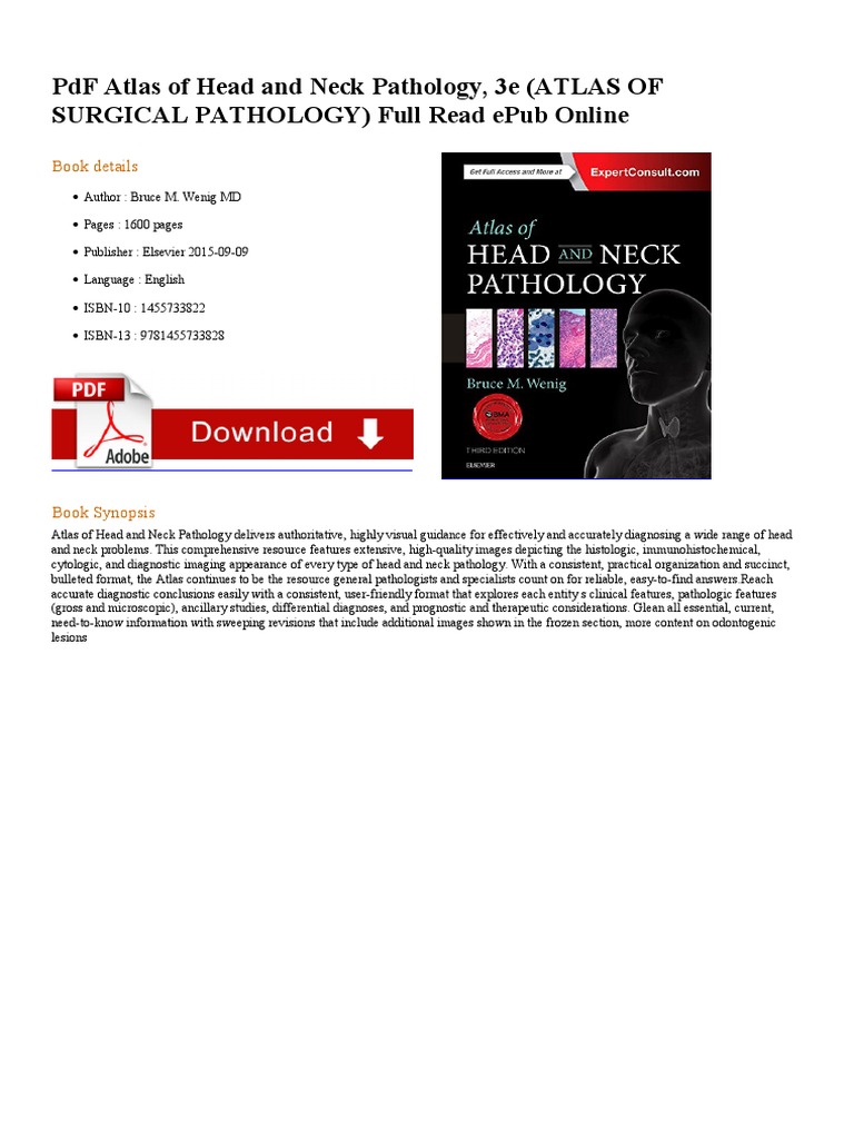 Atlas of Head and Neck PDF | PDF | Pathology | E Books