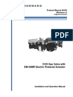 3103 Gas Valve With EM-35MR Electric Powered Actuator: Product Manual 40185 (Revision J)