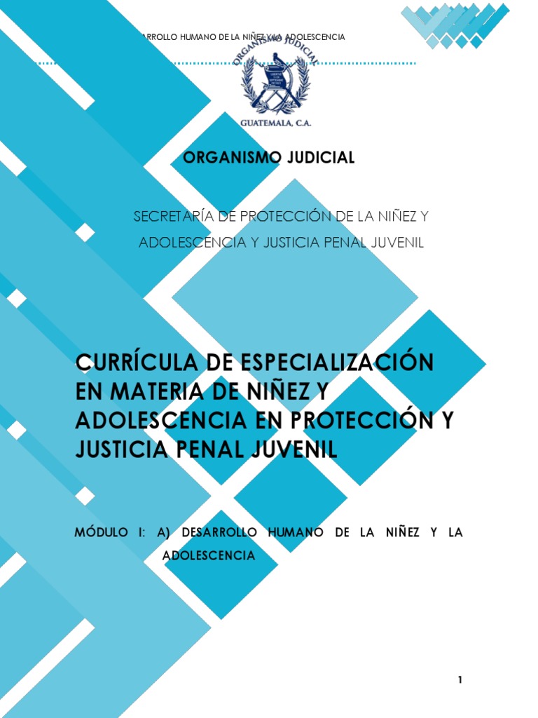 Módulo I-A. Desarrollo Humano de La Niñez y La Adolescencia | PDF ...