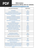UN Branches and Their Abbreviations | PDF | United Nations ...