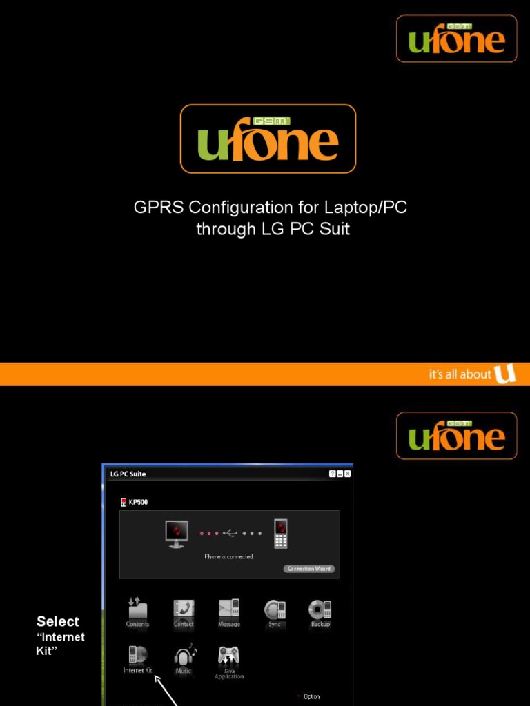 GPRS Setup via LG PC Suite | PDF