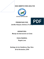 Manejo de Intervension Tarea3