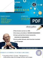 Contribution of Towards Management: Peter.F.Drucker
