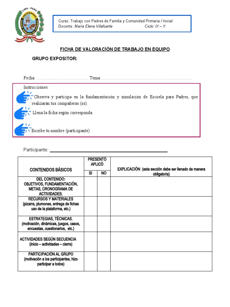 Ficha de Trabajo | PDF | Crecimiento personal y profesional | Negocios