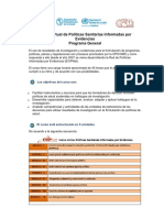 Programa General Curso Politicas Informadas Evidencias EVIPNet - ES