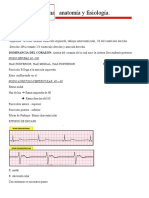 Electrocardiograma Anatomía y Fisiología