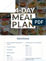 14 Day Meal Plan