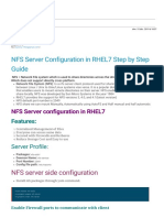 NFS Server Configuration in RHEL7 Step by Step Guide