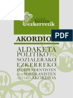 Acuerdo Batasuna EA Alternatiba - Euskal Herria Ezkerretik