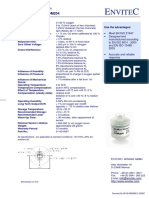 O2 sensor spec sheet