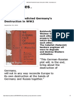 1932 Book Predicted Germany's Destruction in WW2
