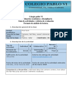 Guias Colegio Pablo VI FIRST GRADE CONTEXT