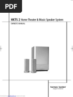 Hkts 2: Home Theater & Music Speaker System