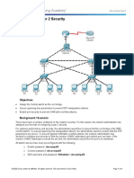 6.3.1.2 Packet Tracer - Layer 2 Security