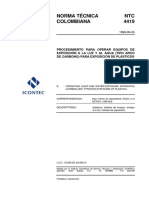 NTC 4419 Procedimiento para Operar Equipos de Exposición a la Luz y al Agua (Tipo Arco de Carbono) Para Exposición de Plásticos.pdf