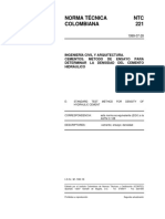 NTC 221 Cementos. Método de Ensayo para Determinar la Densidad del Cemento Hidráulico.pdf