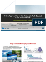 A New Approach For in Situ Analysis in Fully Coupled Earth System Models