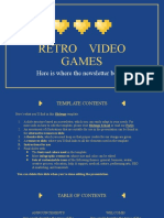 Retro Video Games Newsletter by Slidesgo