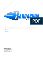 Barracuda Web Application Firewall Administrator's PDF