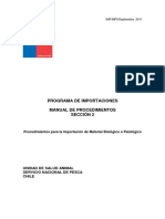 Procedimientos - para - La - Importacion - de - Material - Biologico - o - Patologico - PDF 2011