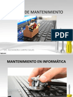 Tipos de Mantenimiento