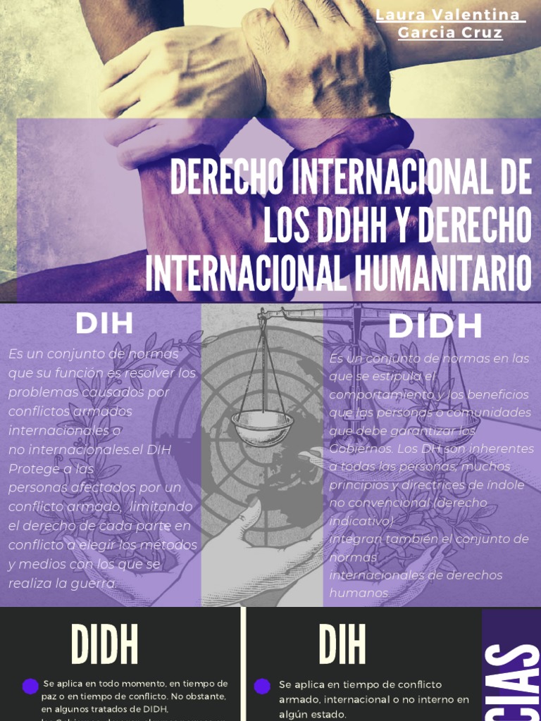Derecho Internacional de Los DDHH y Derecho Internacional Humanitario ...