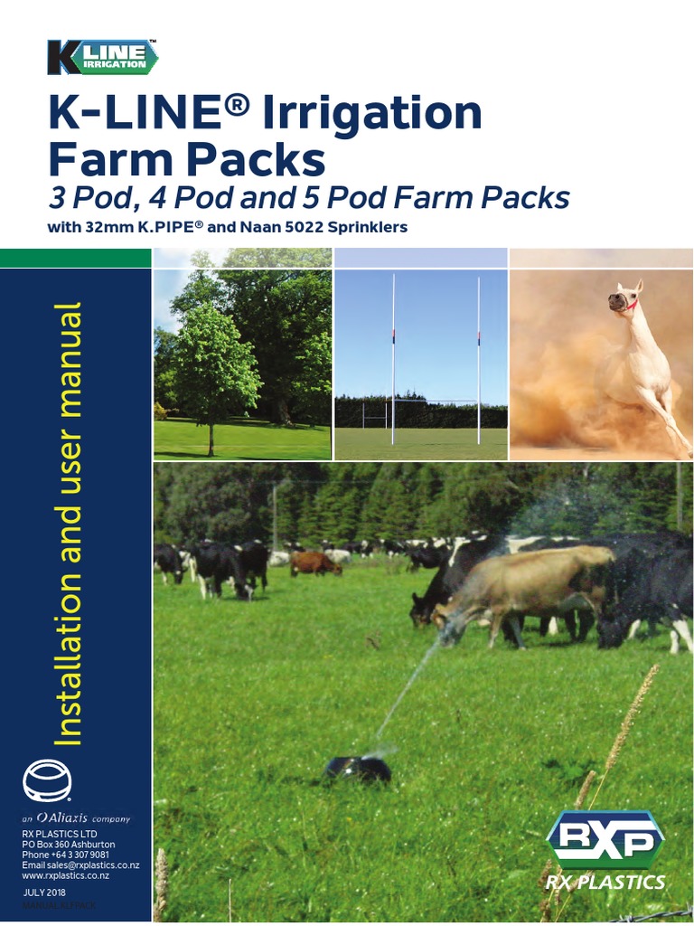 KLINE® Irrigation Farm Packs PDF Pipe (Fluid Conveyance) Irrigation