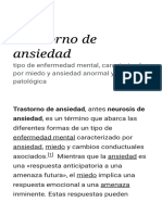 Trastorno de Ansiedad - Wikipedia, La Enciclopedia Libre