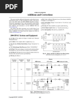 Additions and Corrections: 2004 HVAC Systems and Equipment