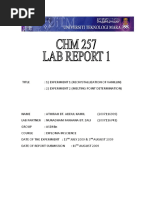 Download CHM 257 Lab Report 1 by harita_ludba89 SN46963276 doc pdf