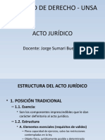 ACTO JURÍDICO  II ESTRUCTURA DEL ACTO JURIDICO