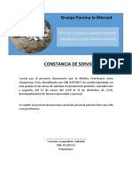 Constancia Granja Porcina La Merced PDF