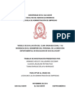 Clima Organizacional Modelo PDF